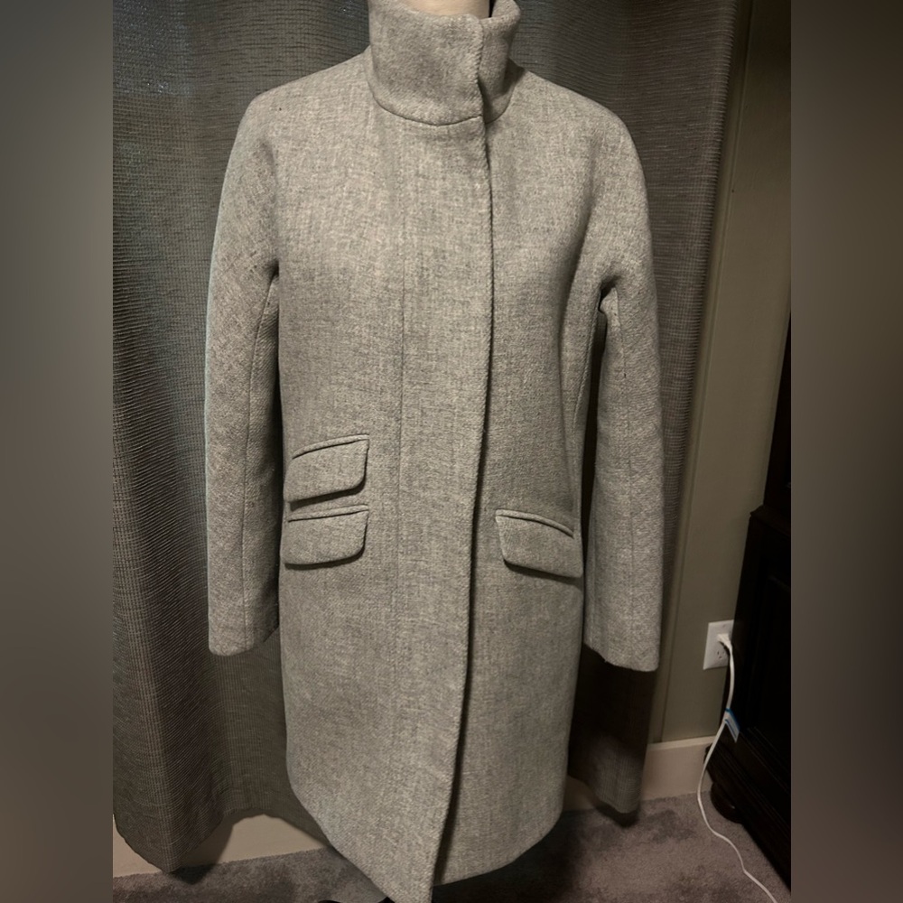 J Crew wool stadium cloth coat